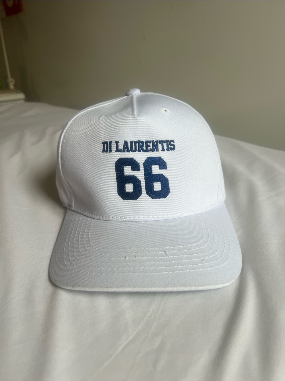 Off Campus Dean Di Laurentis 66 White Baseball Cap